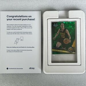 2023-24 Bowman Chrome U Sapphire CAITLIN CLARK Green SAPPHIRE #/99